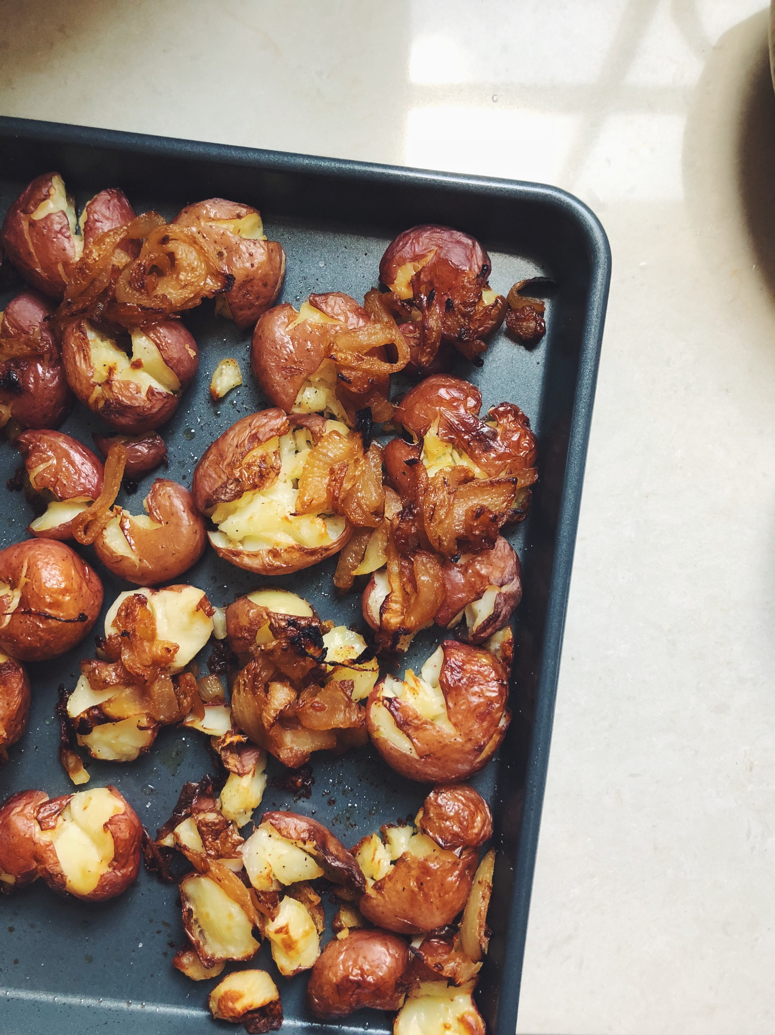 Smashed Baby Red Potatoes Recipe