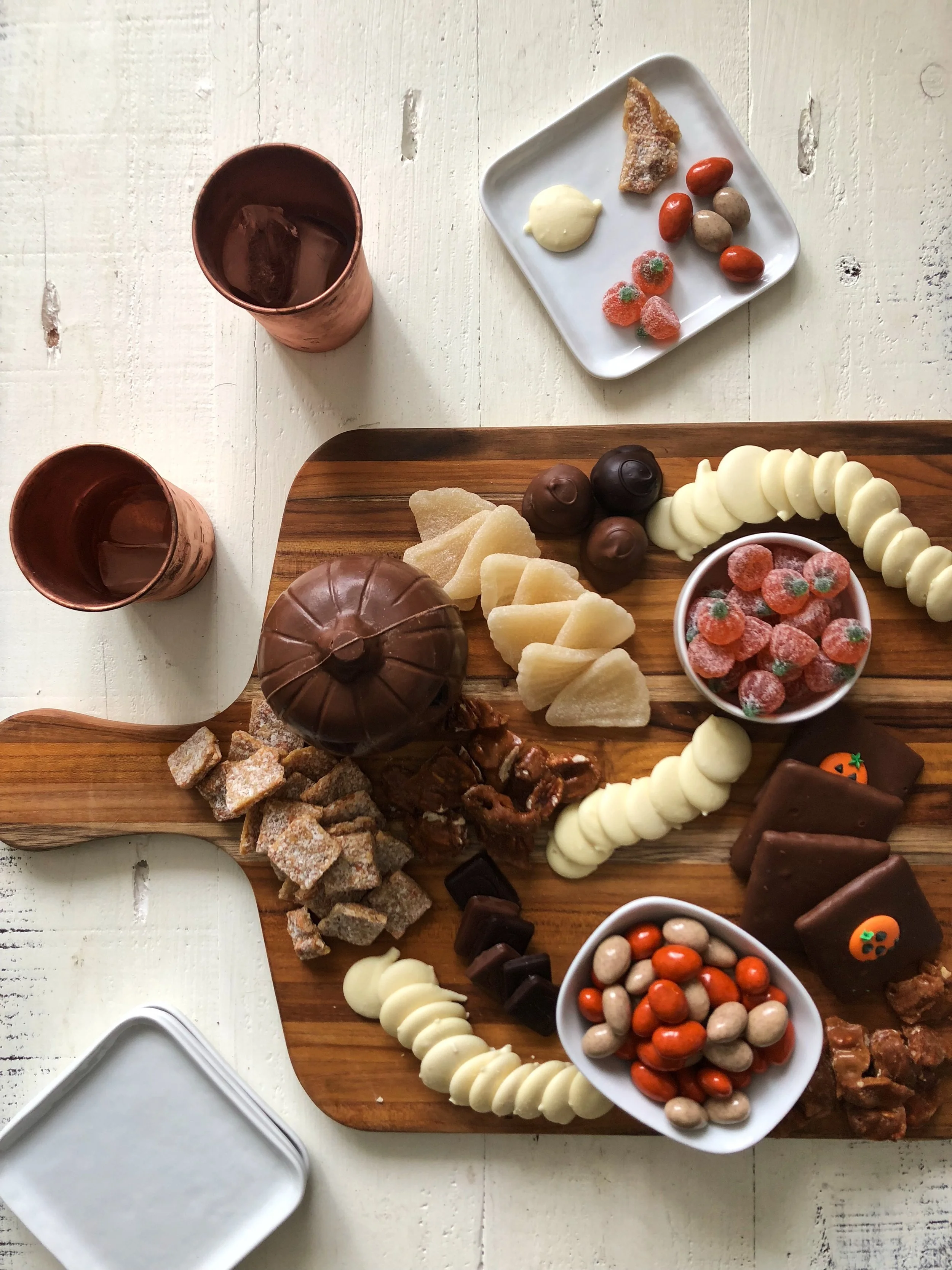 Halloween Candy Charcuterie Board Caramelized