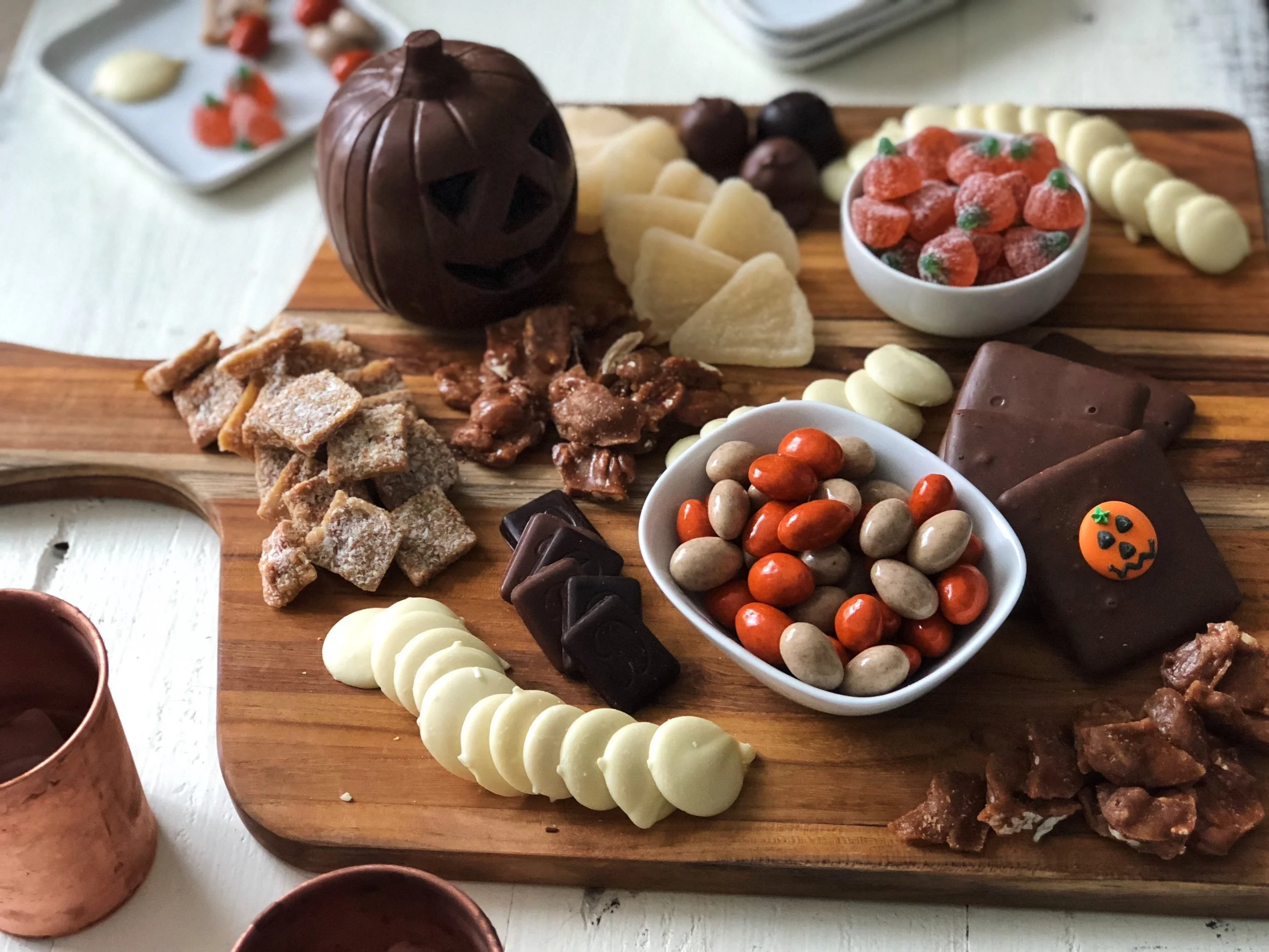 Halloween Candy Charcuterie Board Caramelized