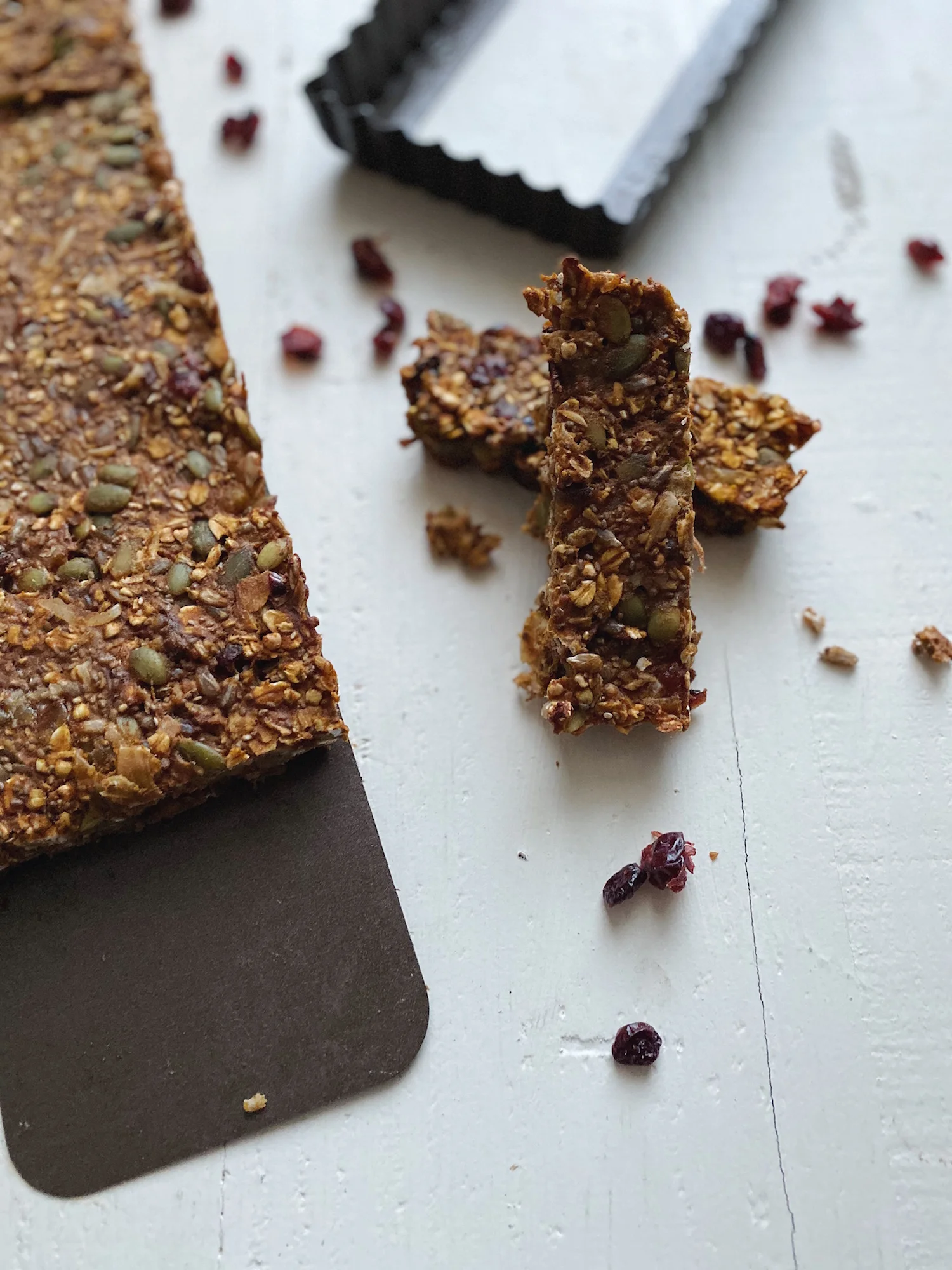 Cranberry Pumpkin Maca Protein Bars