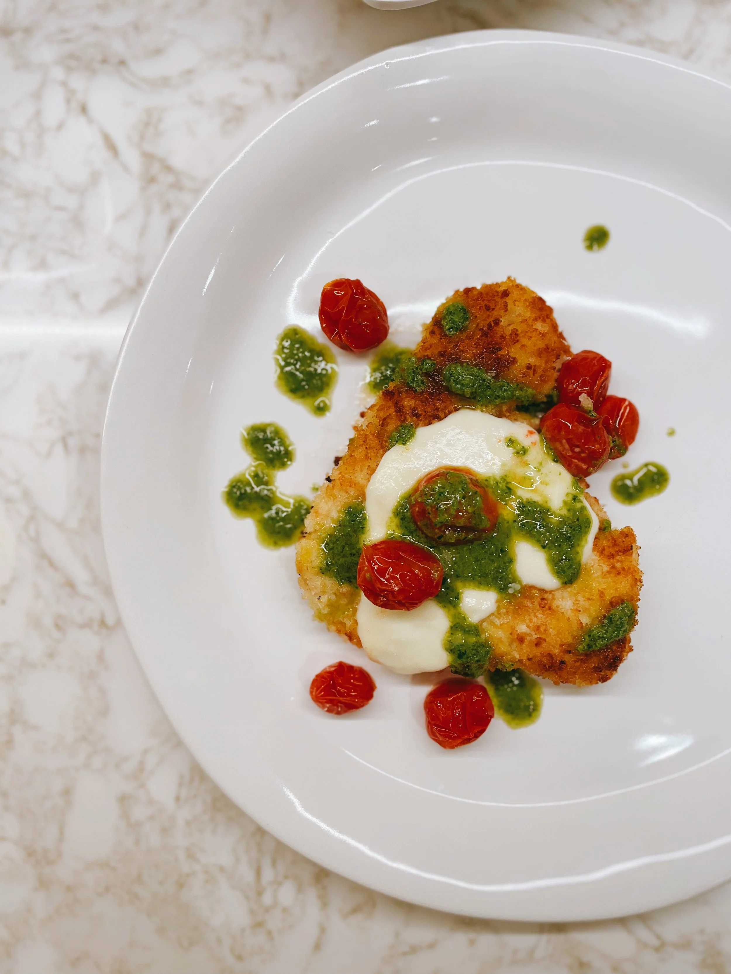 Crispy Caprese Chicken
