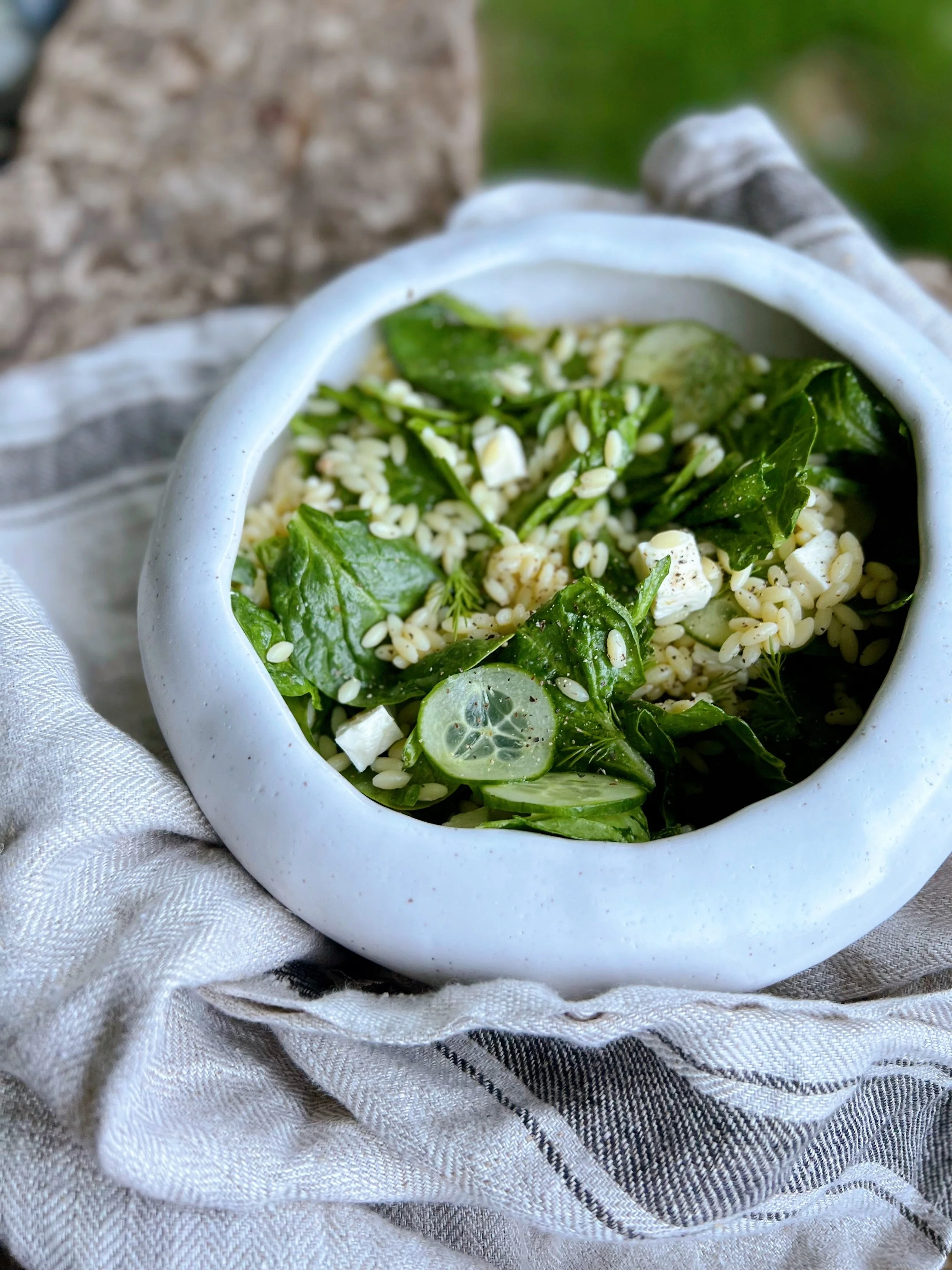 Spanikopita Orzo Pasta Salad