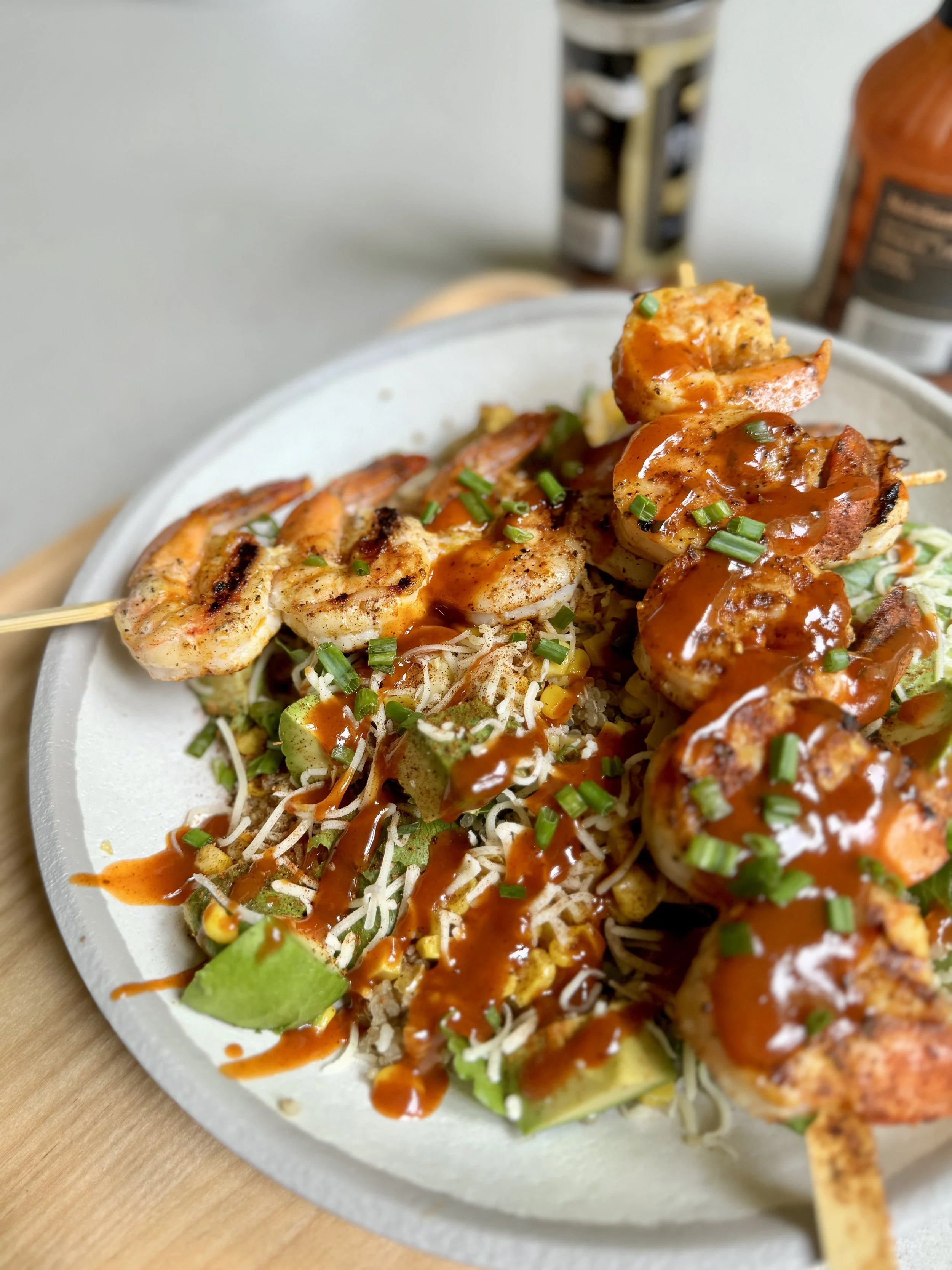 BBQ Shrimp Southwestern Salad