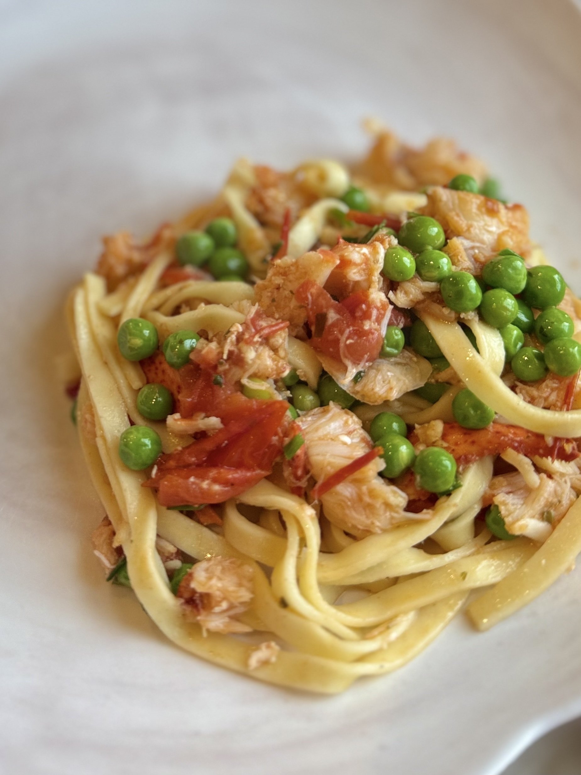 Lobster &amp; Pea Linguine
