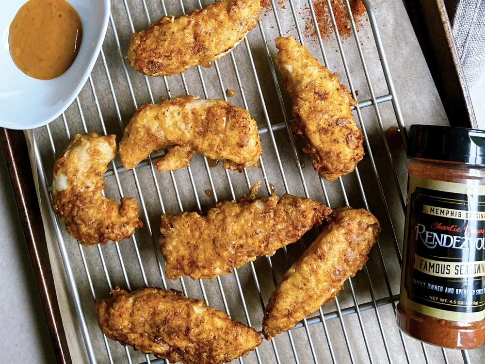 Oven Baked Cast Iron Chicken Tenders — Caramelized