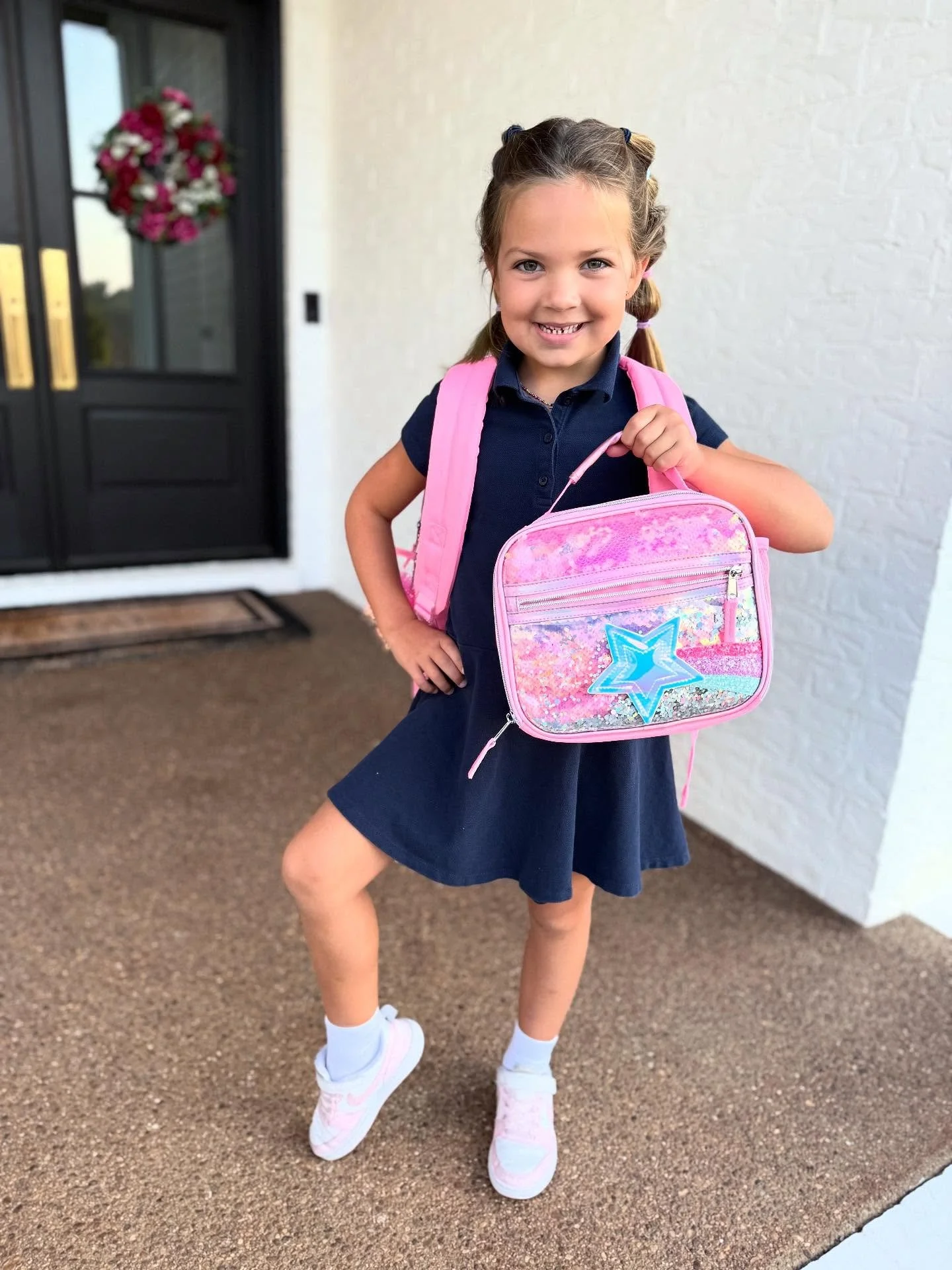 She&rsquo;s a Kindergartner! 💚💛 #JemmieBreen