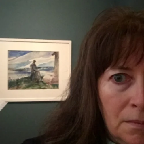 Oh yeah. That's me. Crying at the Andrew Wyeth exhibit.