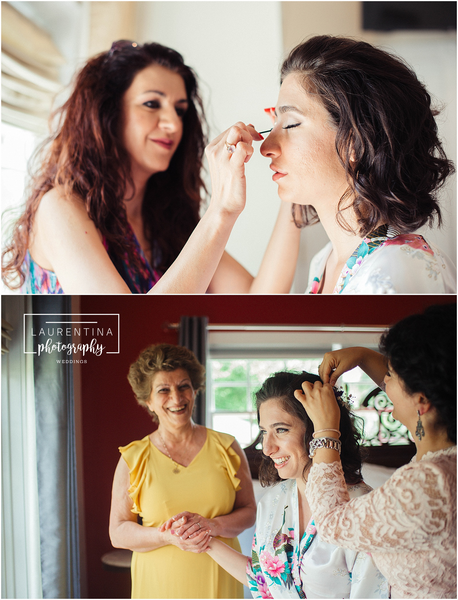 Makeup by Shadi Bride Getting Ready Bahai Wedding Briar Patch Bed and Breakfast