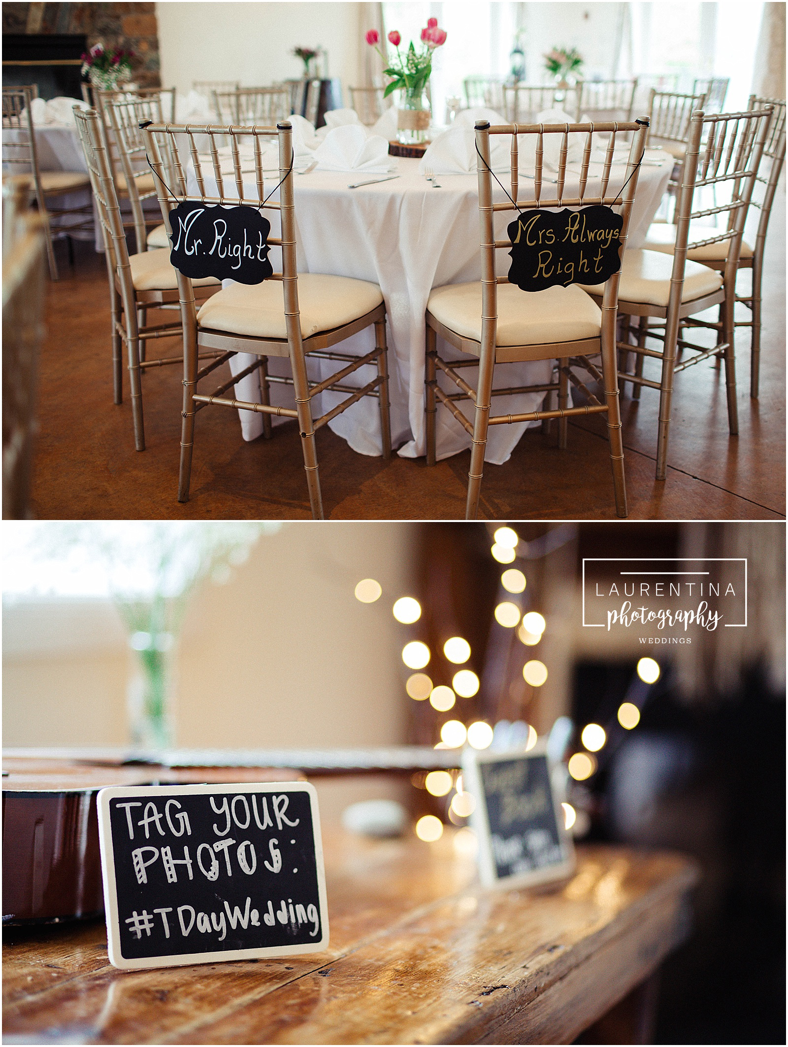Mr. Right Mrs. Always Right Signs Bokeh Bahai Wedding Briar Patch Bed and Breakfast