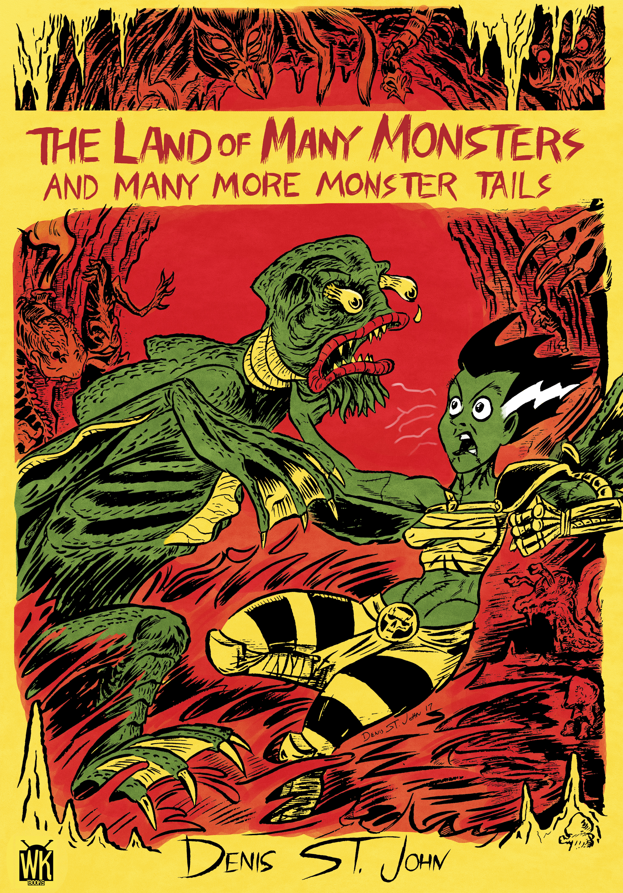 This collection is wall-to-wall dueling dinosaurs, mad monsters & gorgeous girls (and plenty of monster-girls) -Stephen Bissette