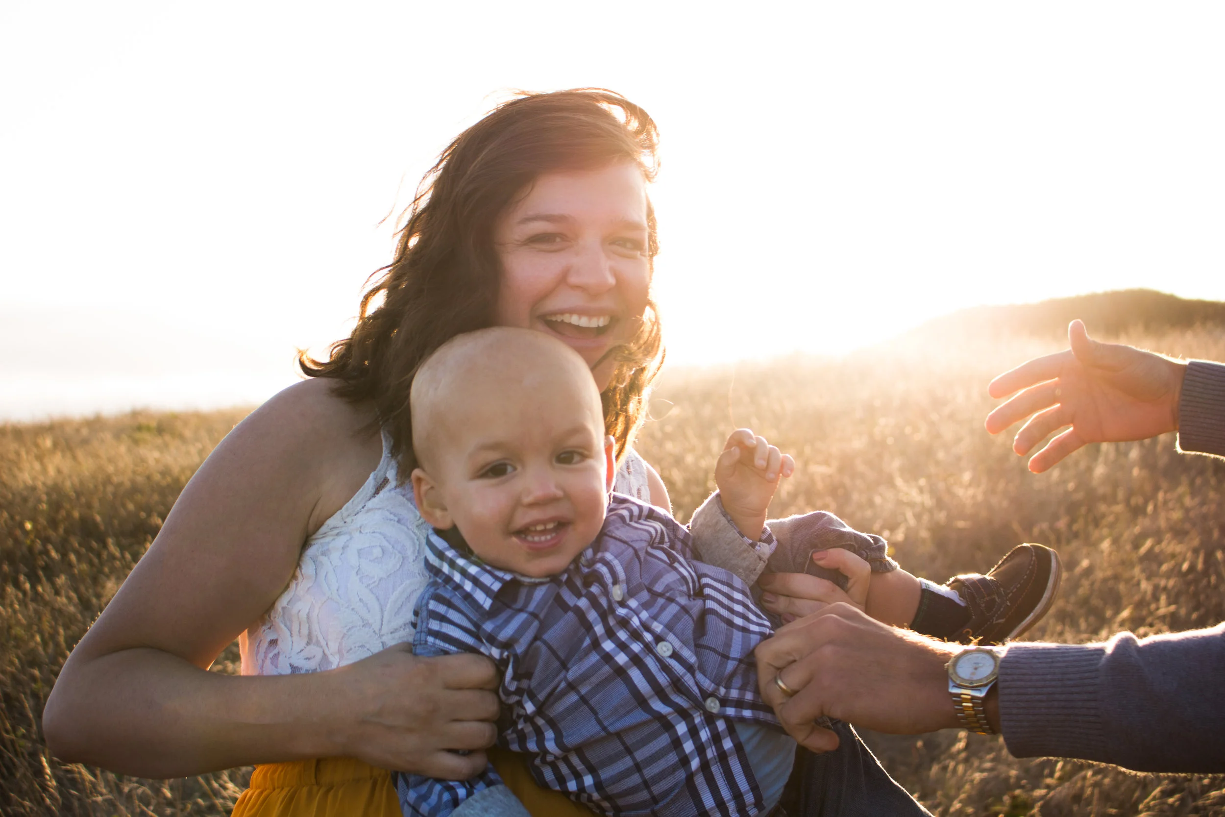 My firstborn and i,&nbsp;the second inside,&nbsp;and the daddy close by.Photo cred: Brandon Dawson&nbsp;
