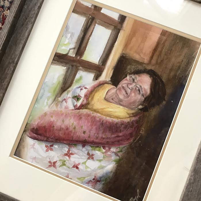 Roberta.&nbsp;2016. Watercolor on paper