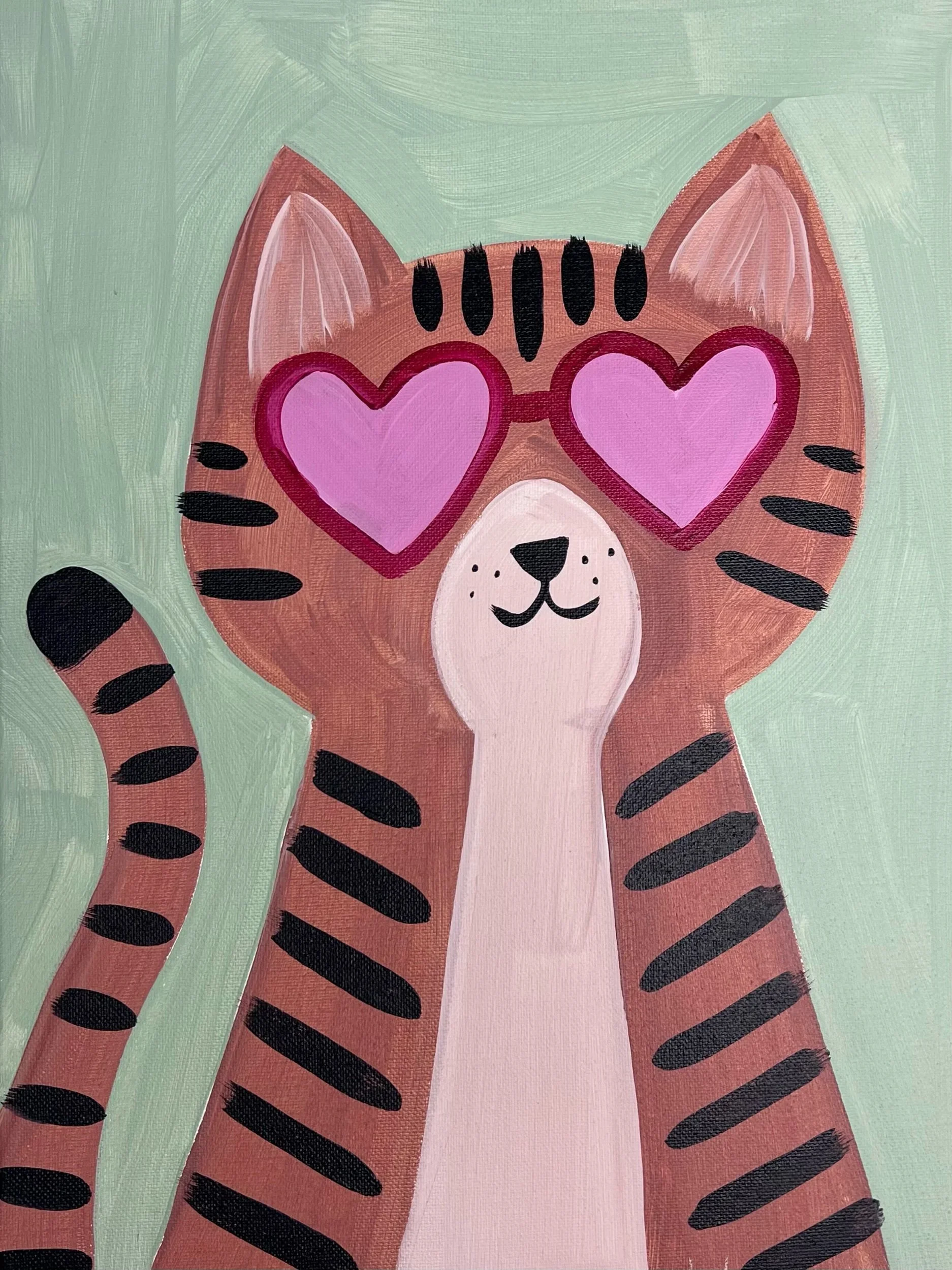 All Ages: Cat with Glasses