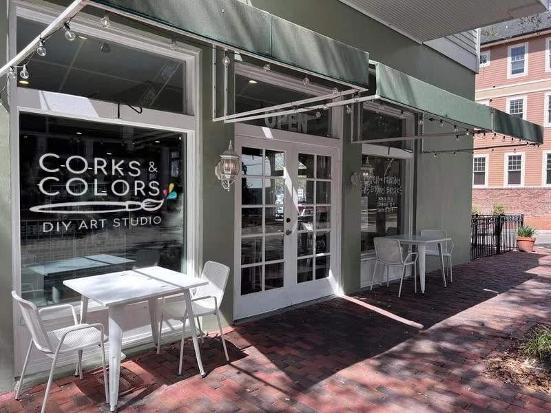 We&rsquo;re one week away from opening our second location in Haile Village! 
corksandcolors_haile 
We&rsquo;ll offer DIY pottery painting, beer, &amp; wine
(Don&rsquo;t worry, we&rsquo;ll still be at our original location with pottery, canvas, clay,