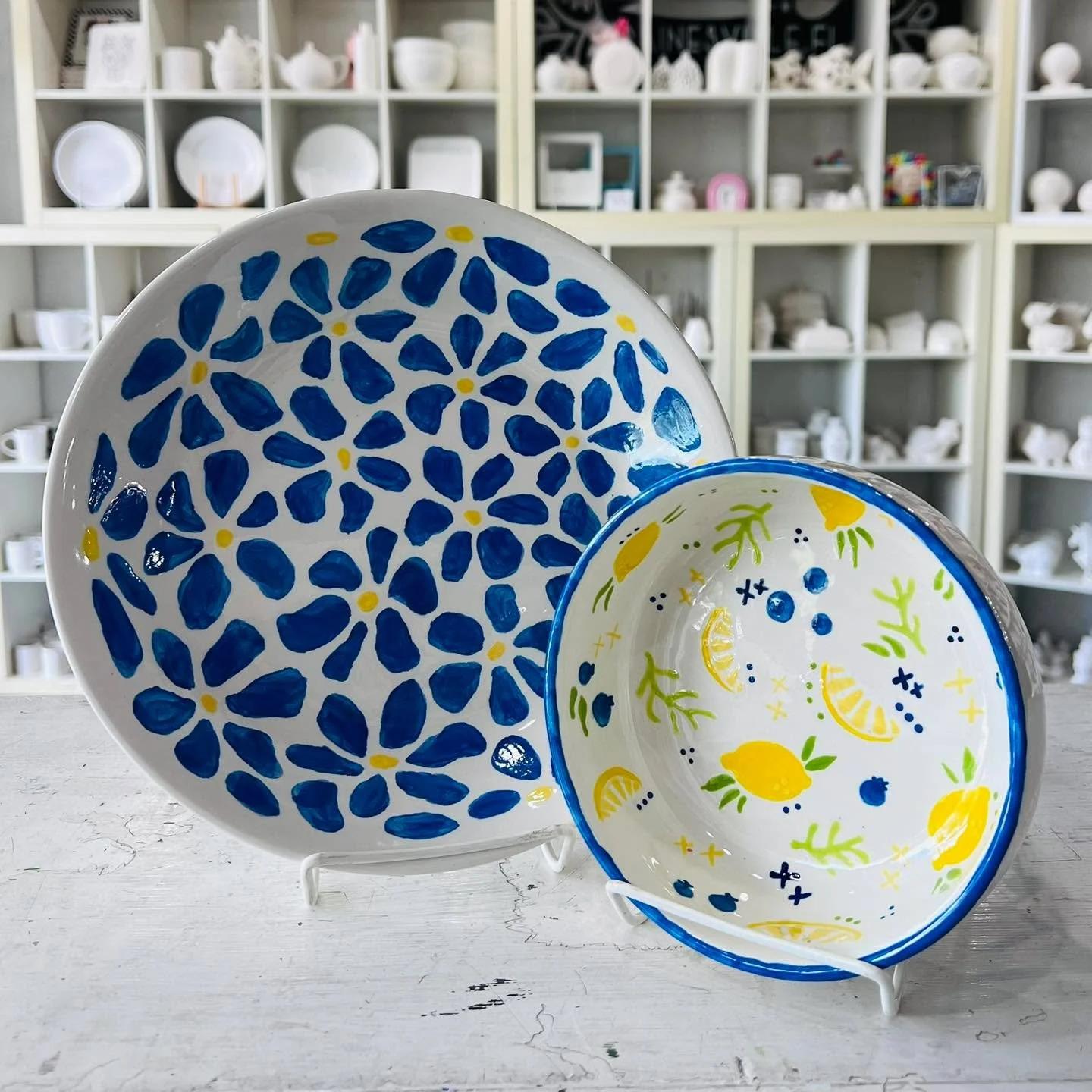 Spring break is here!!

🌼 We&rsquo;re open at Haile Saturday 10-4 &amp; Sunday-Friday 12-4 this week

☀️ @corksandcolors_gnv : Sunday-Tuesday 12-6 &amp; Wednesday-Saturday 12-9 for spring break

See you soon!
DIY Pottery Painting
Walk Ins Welcome 
G