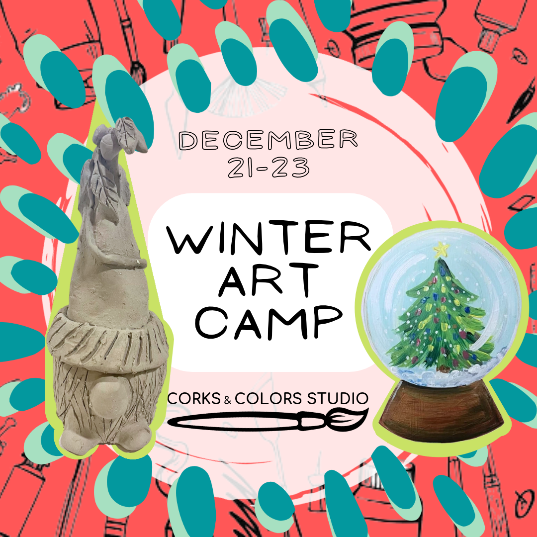 Winter Art Camp 12/21-23/26 9am-12pm