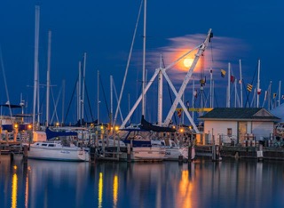 1st place - Moon Rising South Shore - Diane Rychlinski