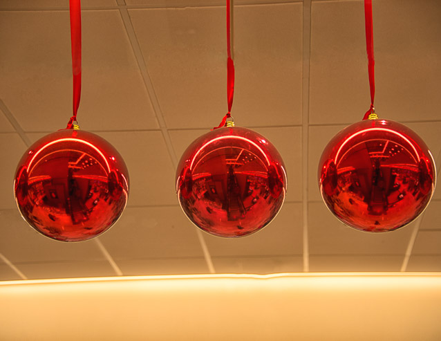 Red Holiday Balls - Phyllis Bankier