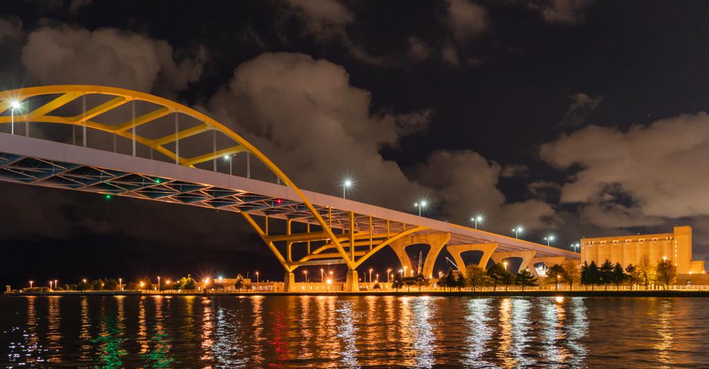 Hoan Bridge - Milwaukee River - Diana Duffey