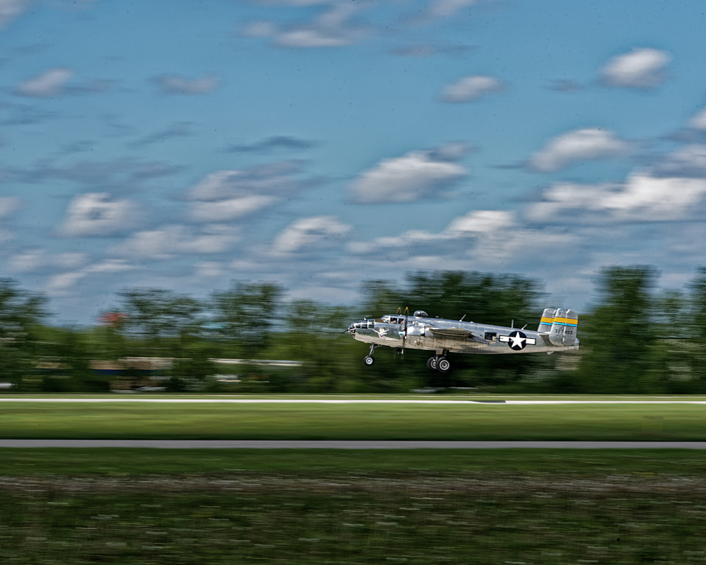 3rd place - B-25 Taking Off - Peeter Chow