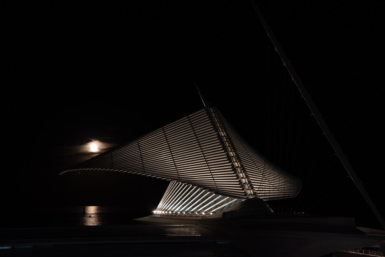 2nd place - Moonrise with Calatrava - original - Jack Kleinman