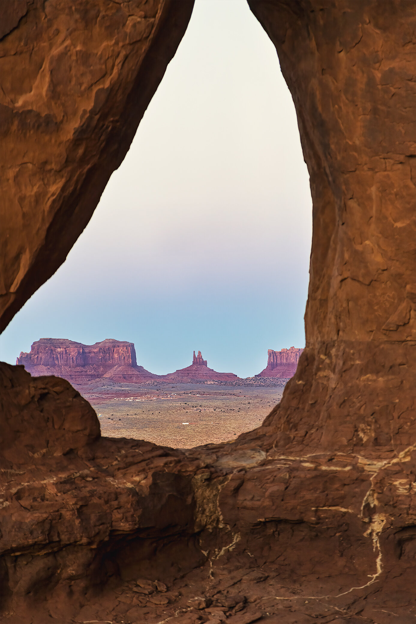 Open - Teardrop Arch Monument Valley - Joe Eichers