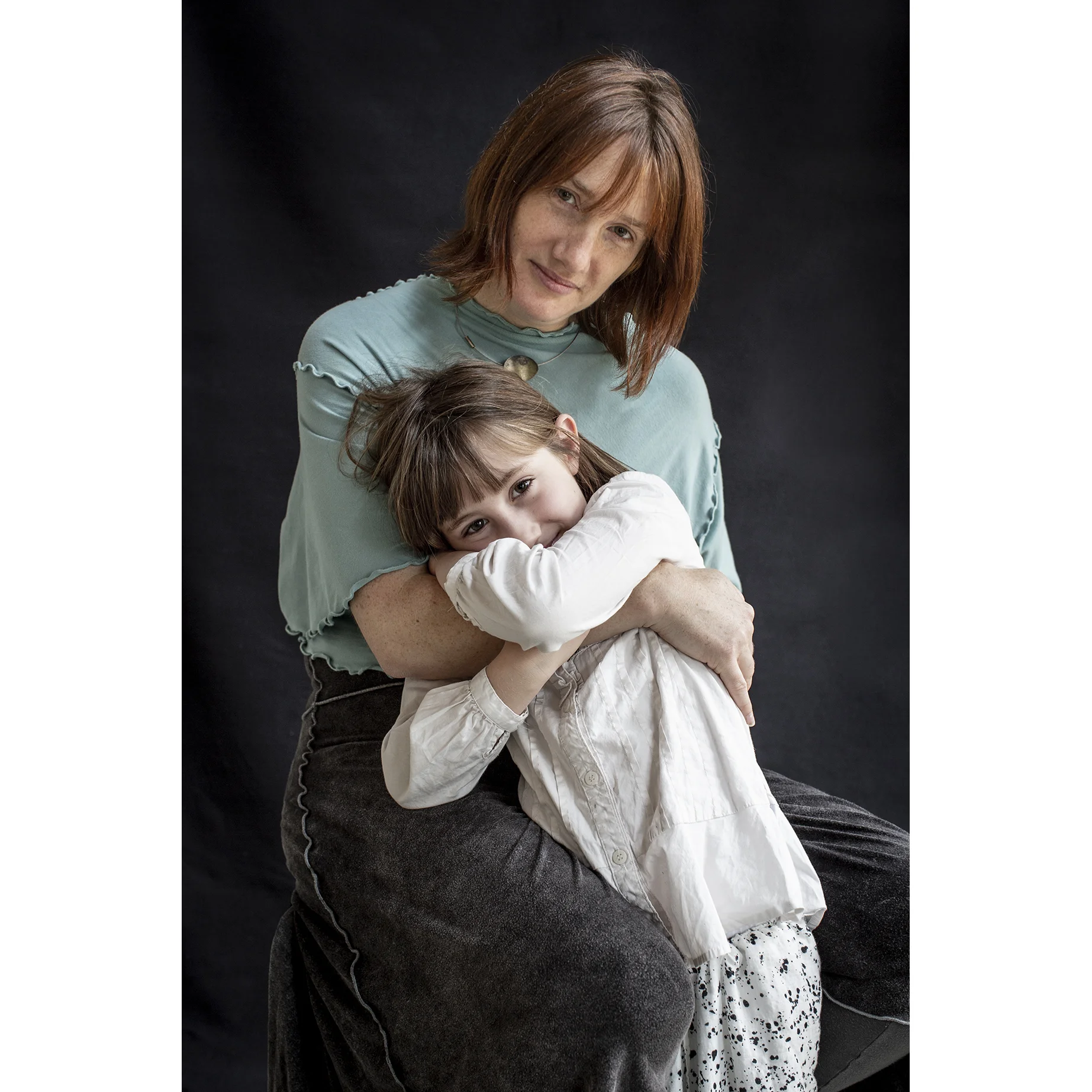 Kathleen Capetta (with daughter Ella), Maine Portrait by Lori Pedrick