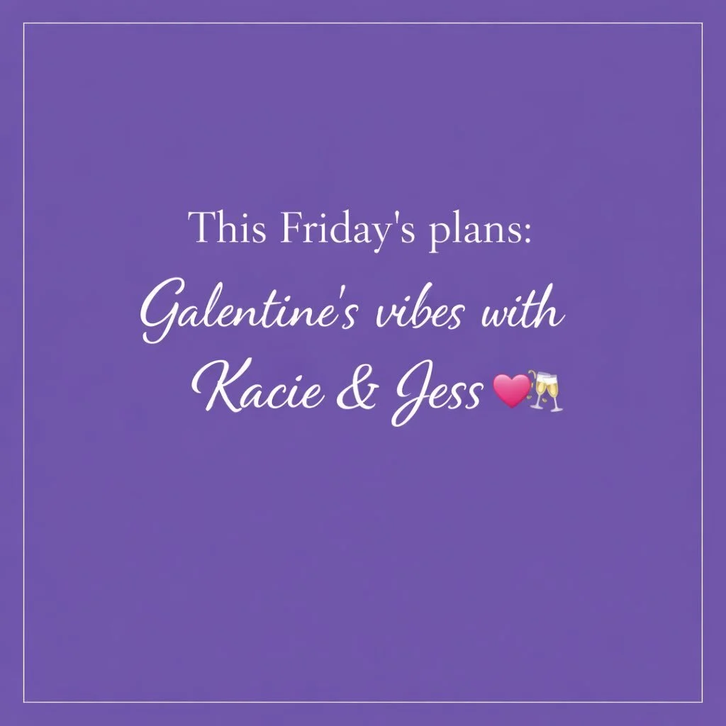 A little tinsel, a lot of Galentine&rsquo;s ✨💕

Kacie &amp; Jess will be set up at the Galentine&rsquo;s Event at the American Legion in Berlin this Friday from 6&ndash;9 PM.

Come get sparkly! ✨

📍 154 Porter Pass