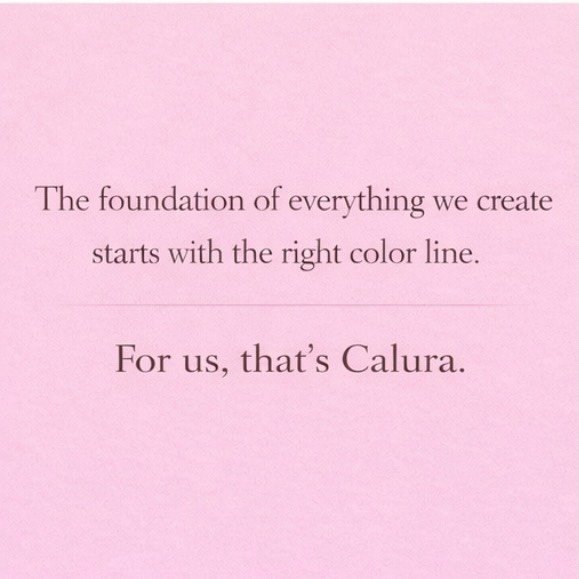Great color starts long before the final result.

It begins with what we choose to use behind the chair
and that choice plays a bigger role than most people realize.

We use Calura because it allows us to create color that not only looks beautiful,
b
