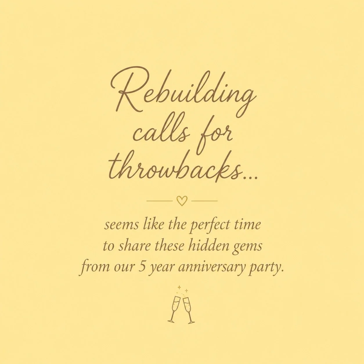 ✨ Some highlights from our 5 year anniversary ✨