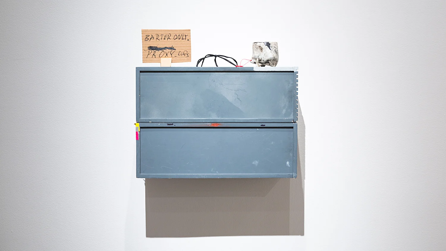 BARTER_STATION_1 . Installation view. SATAN CERAMICS , Salon 94, New York, NY. 2014.