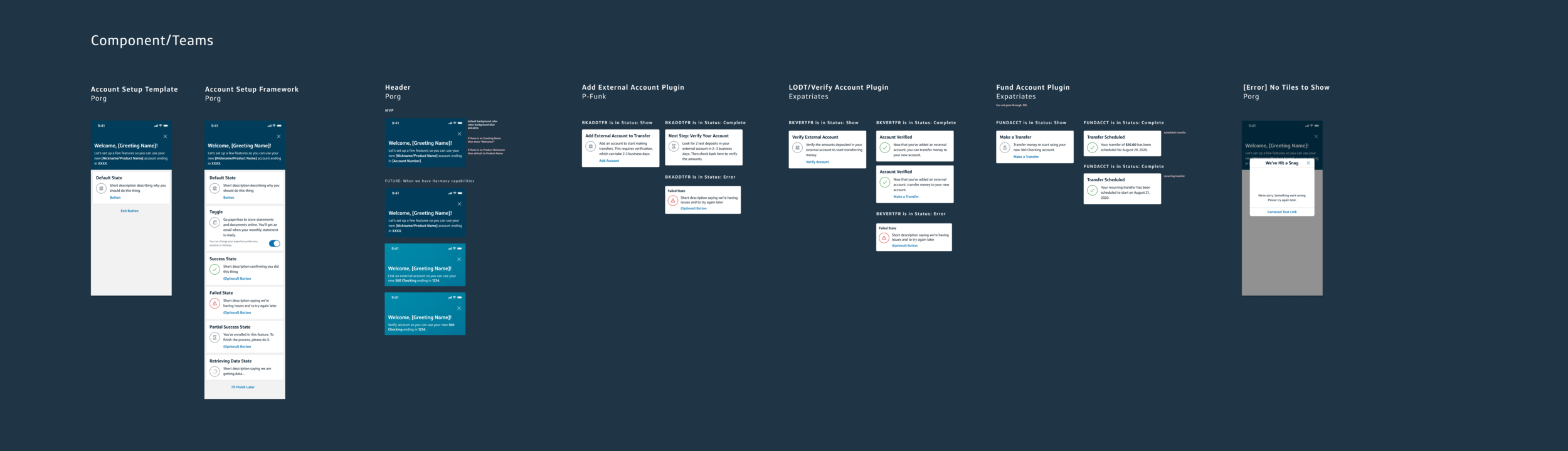 Build a Framework