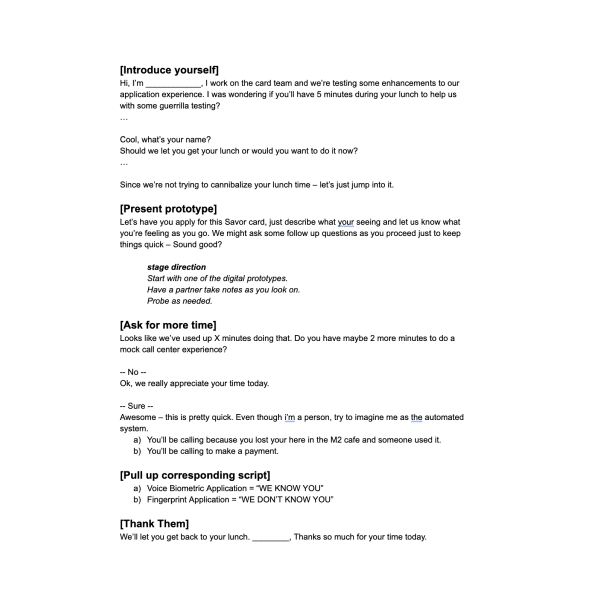 Guerrilla Testing Concepts