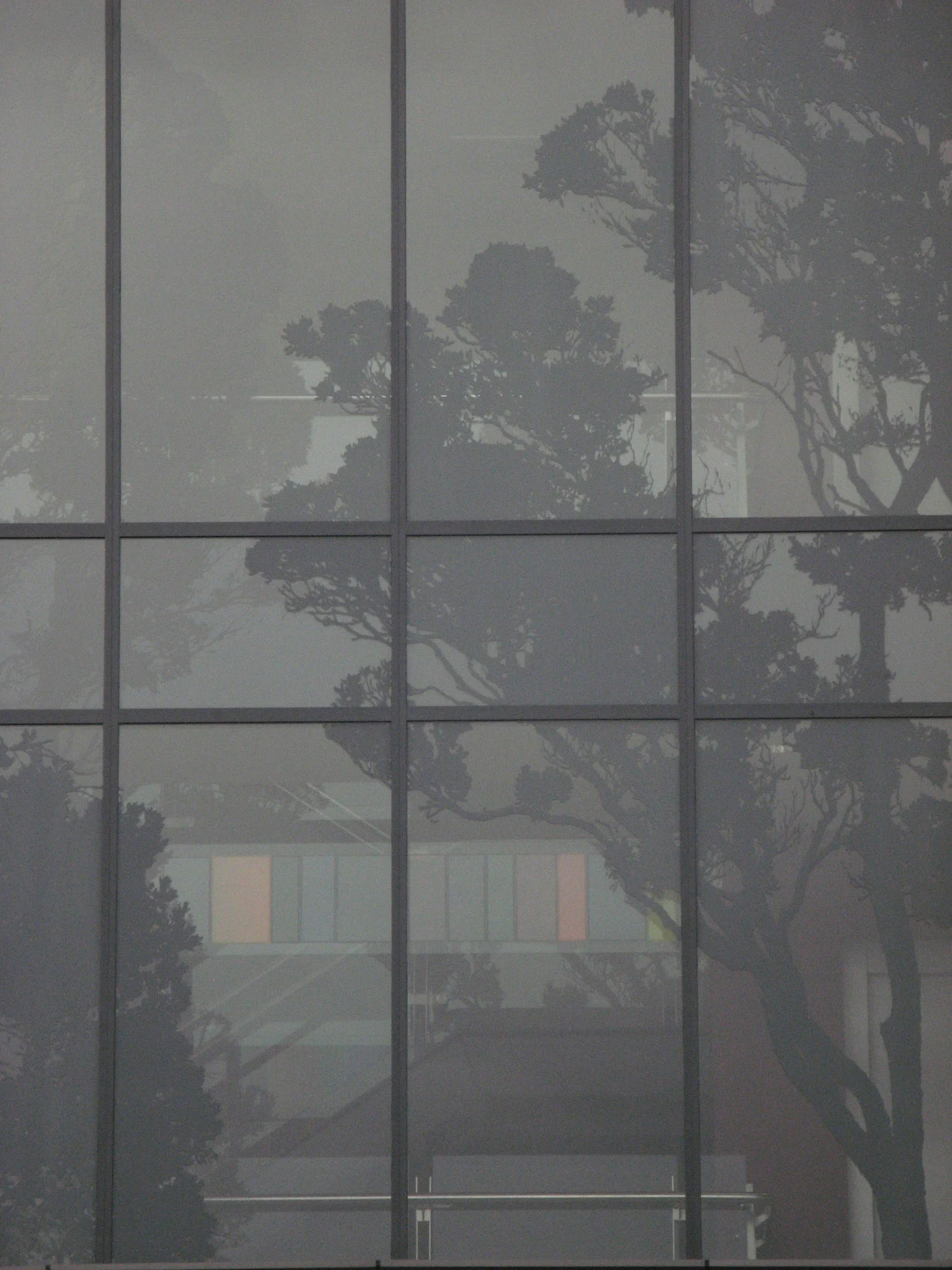 Exterior view on a rainy day