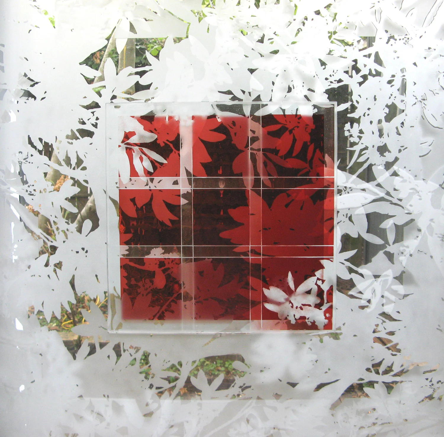 Actual panel produced, inspired by hypothetical design for Beachside House