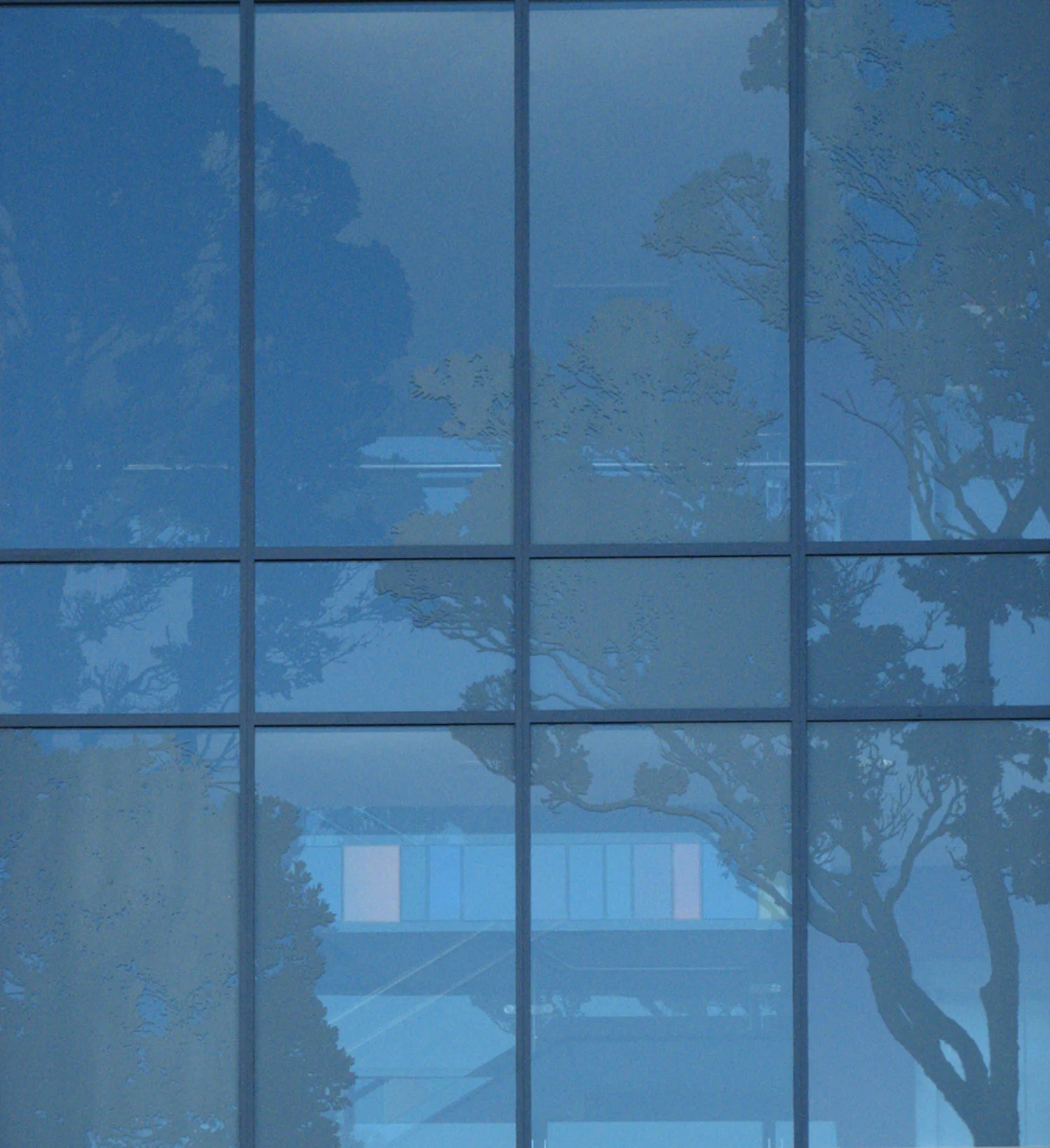 Exterior view on a blue-sky day