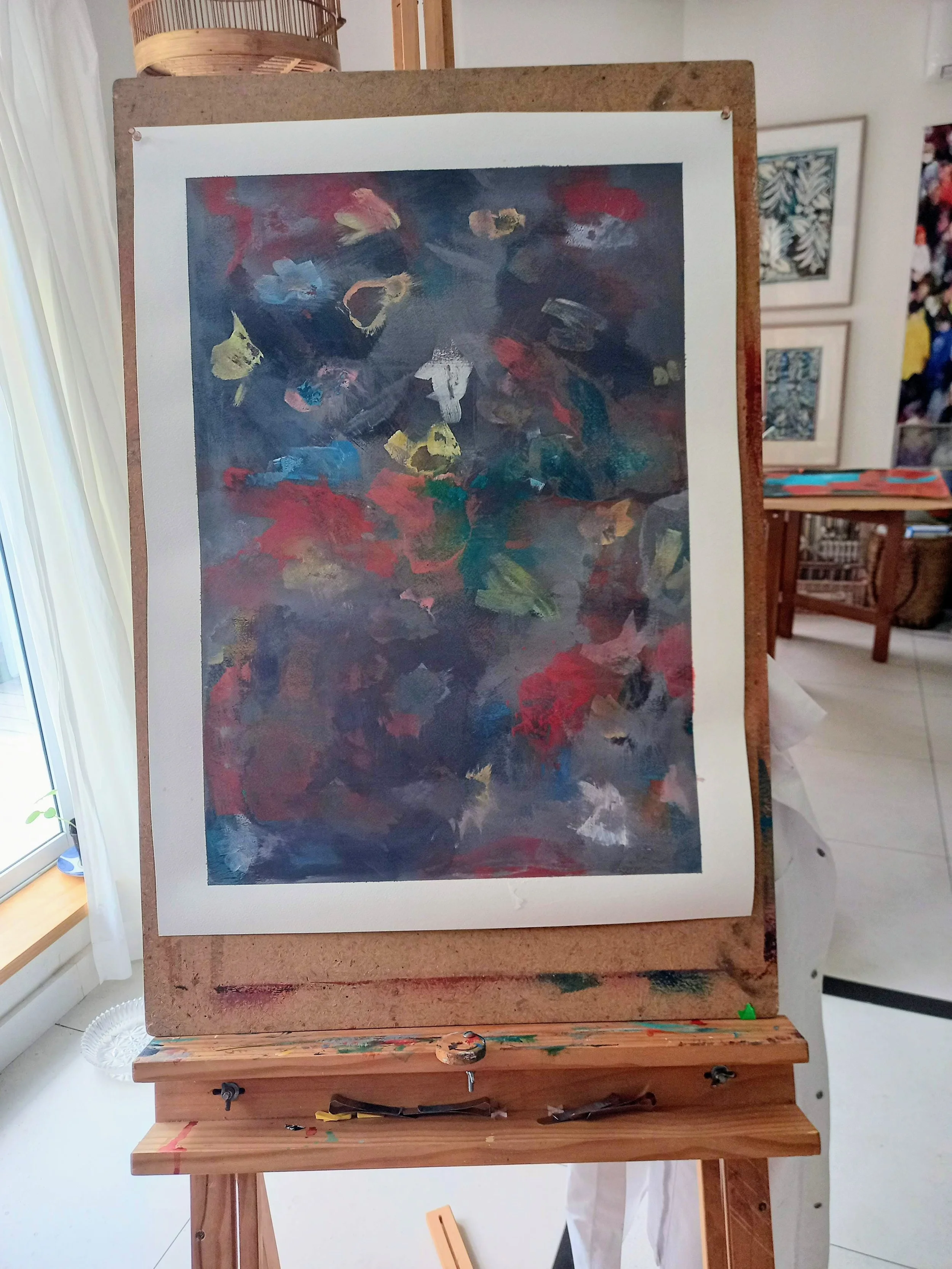  “Special Places I”, 2025, Acrylic on Paper 765mm x 560mm 