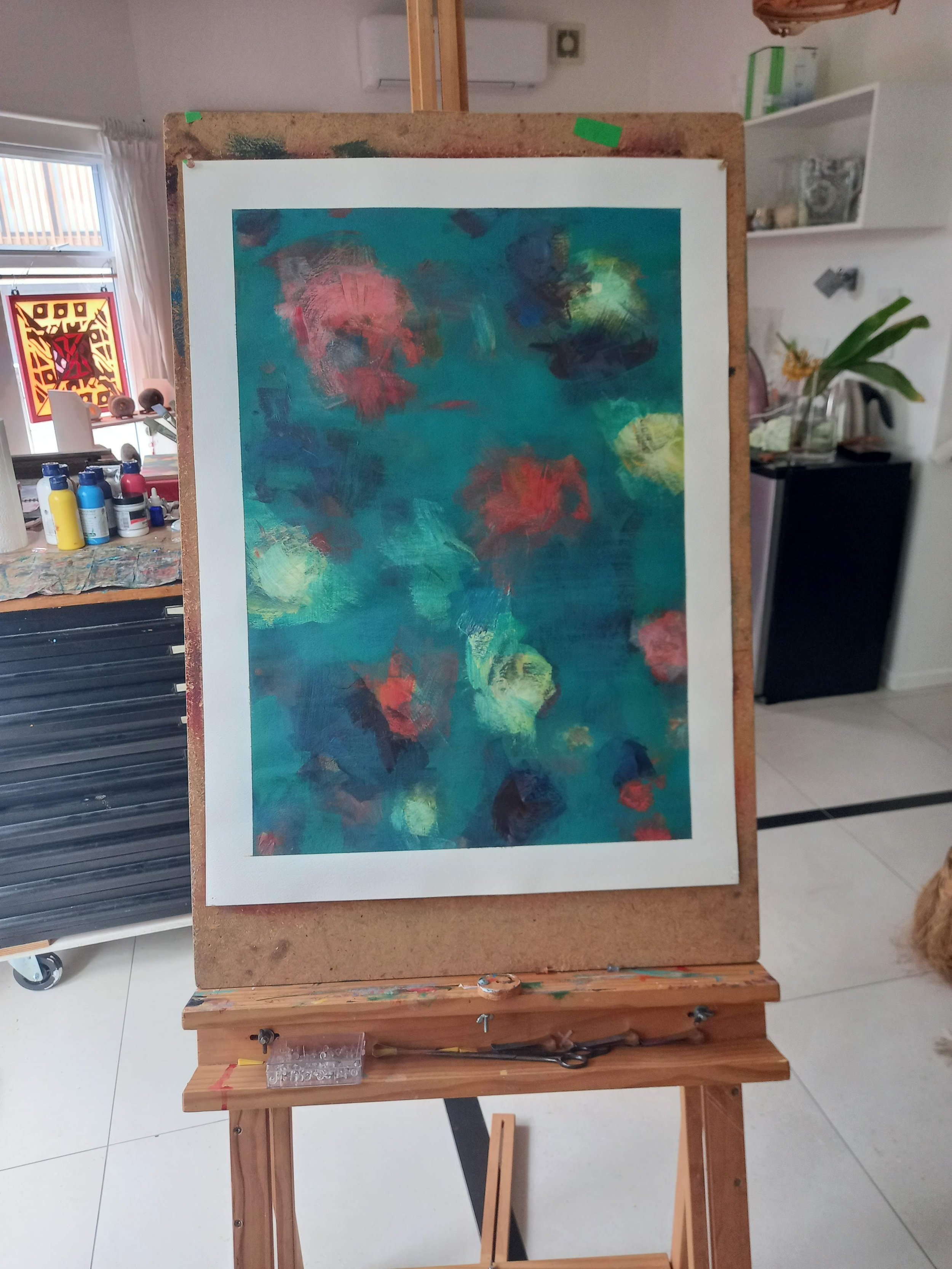    “Special Places III”,   2025, Acrylic on Paper, 765mm x 560mm 