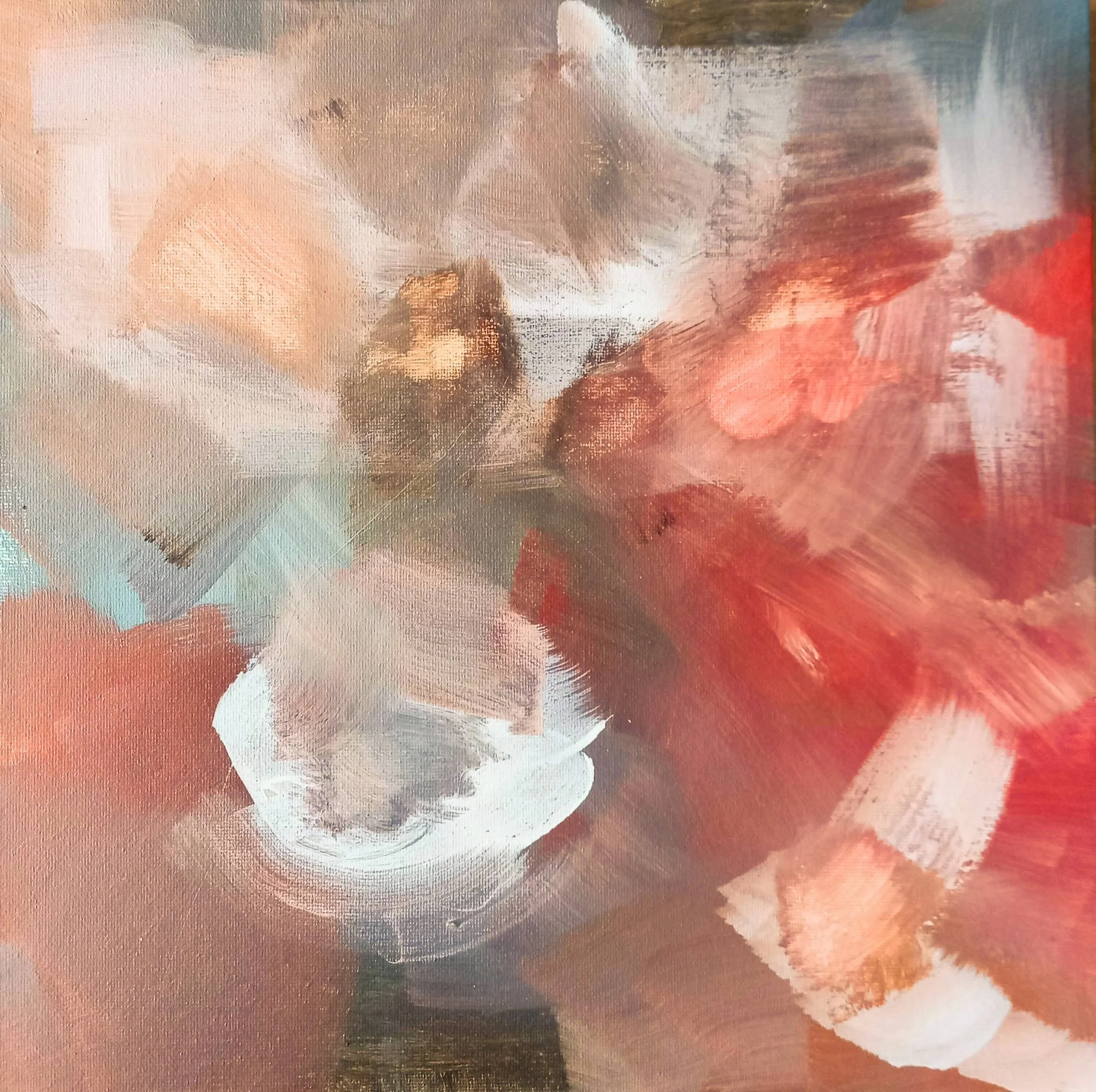    “Flinders”  , 2025, Acrylics on Canvas Board, 300mm x 300mm 