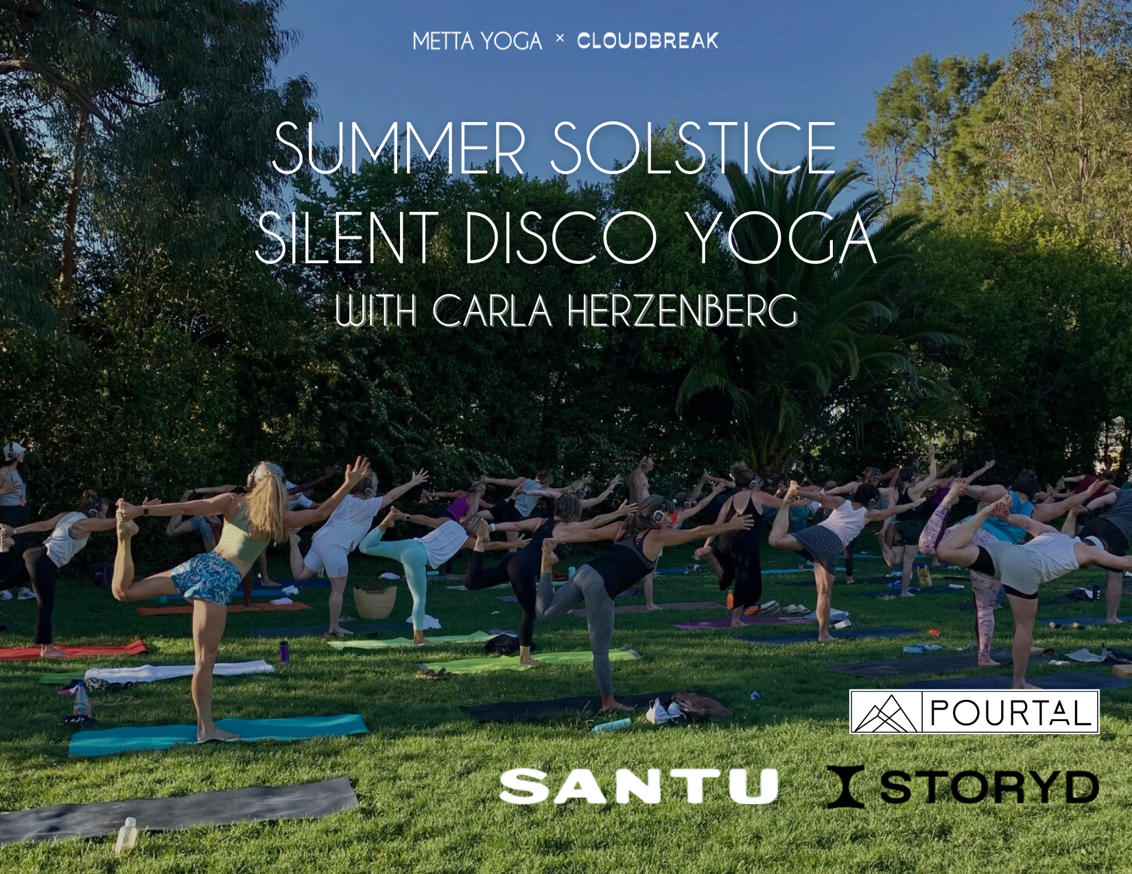 Summer Solstice Silent Disco Yoga with Carla
