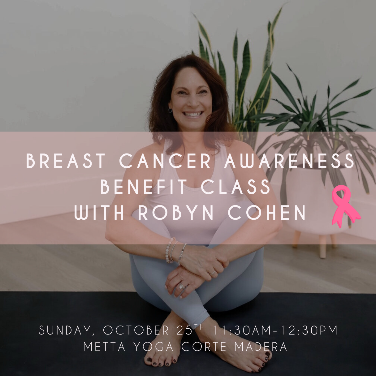 Breast Cancer Awareness Benefit FOCUSFit Flow with Robyn