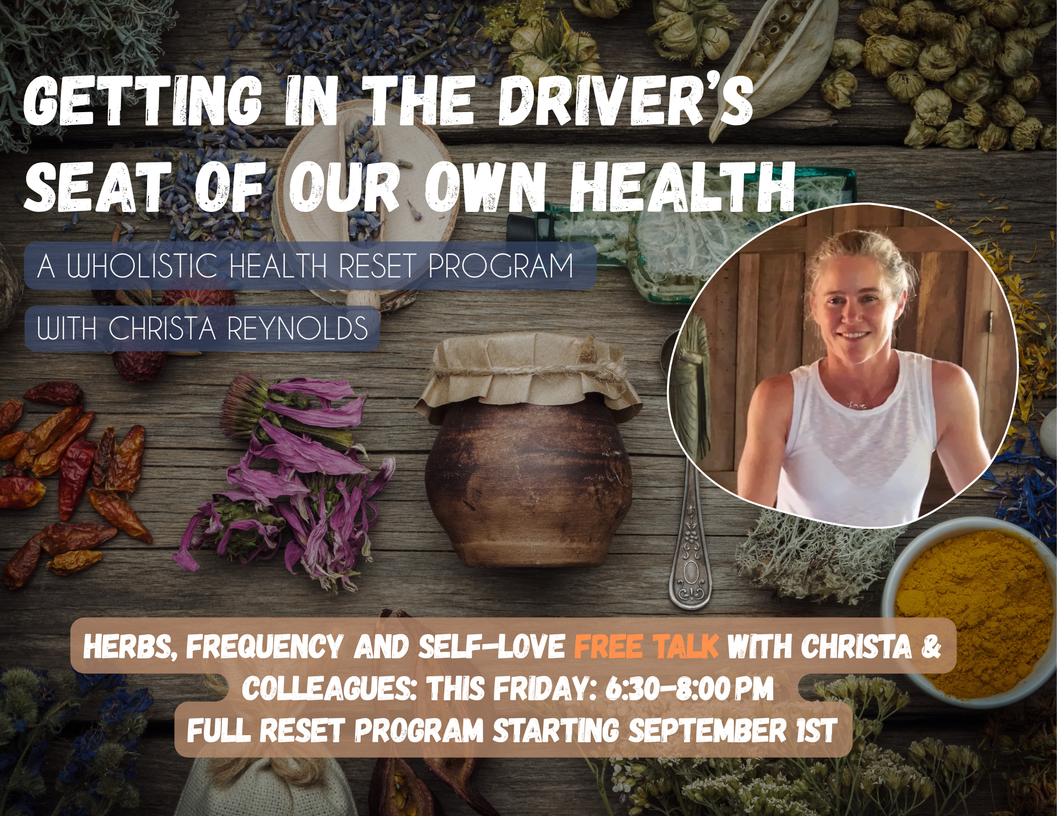Getting in the Driver’s Seat of Our Own Health - A Wholistic Health Reset Program with Christa Reynolds