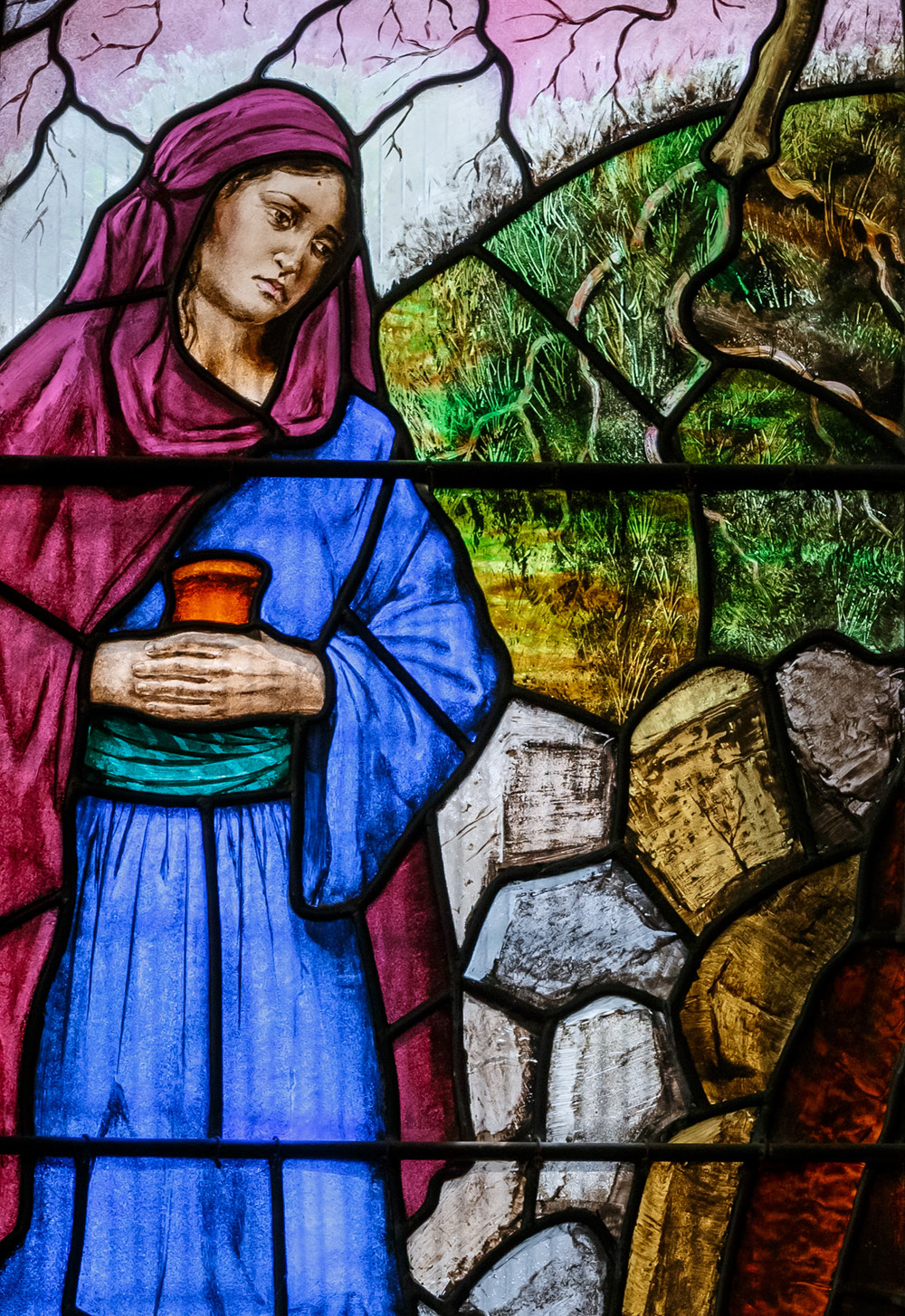 Mary by the empty tomb