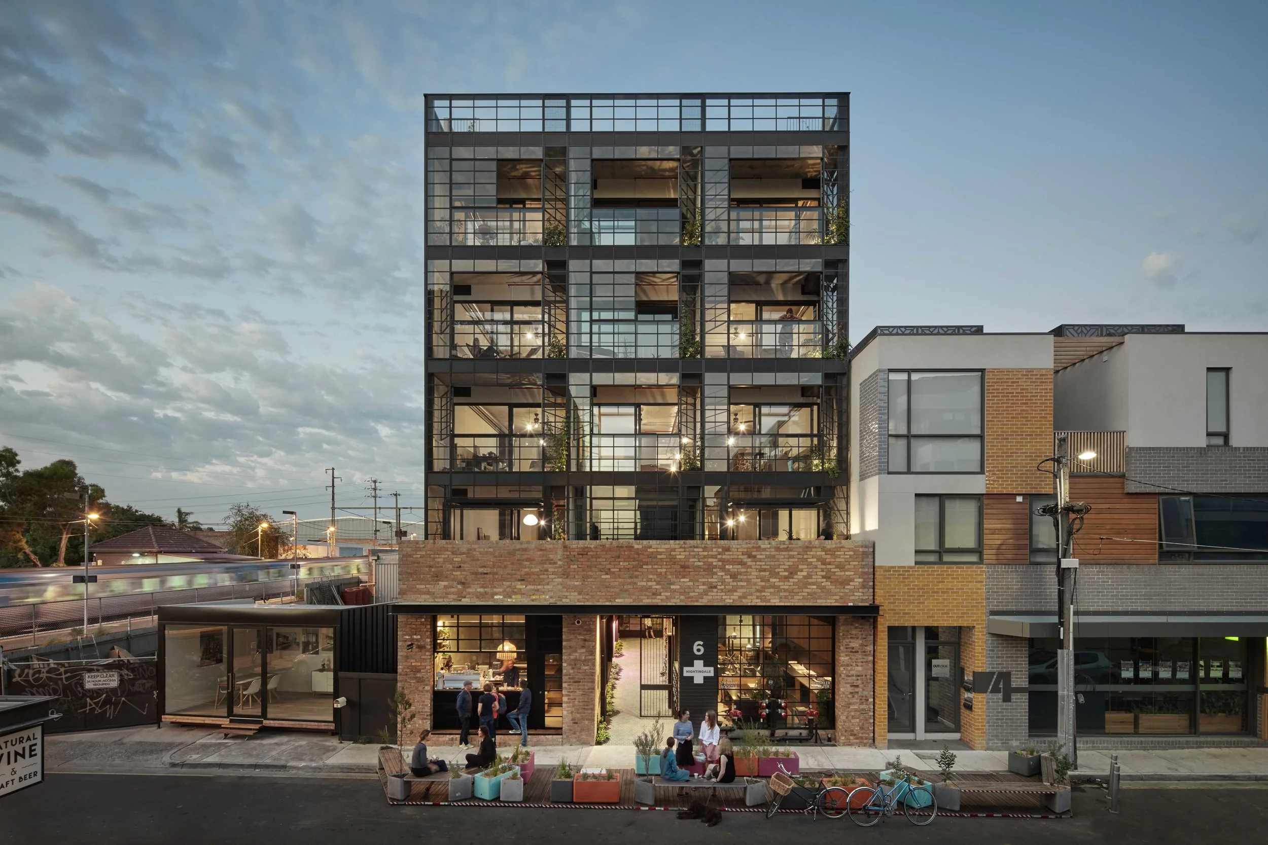 The Commons in Brunswick, Melbourne Victoria. Photo by Peter Clarke.