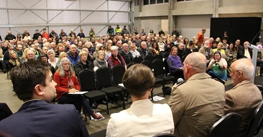 Huntingfield public meeting held on 25 July 2019