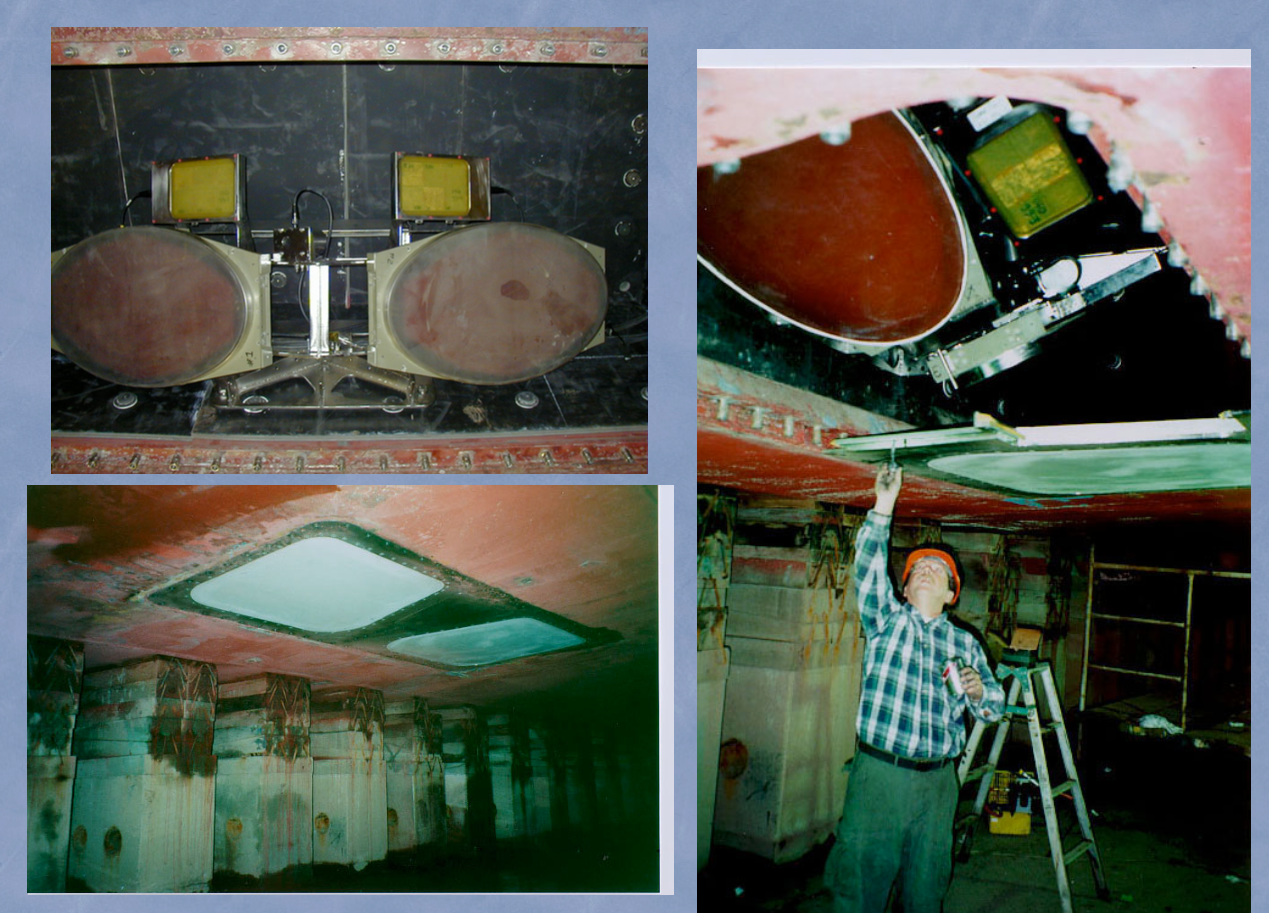 Figure 1: the Revelle Hydrographic Sonar System (HDSS),