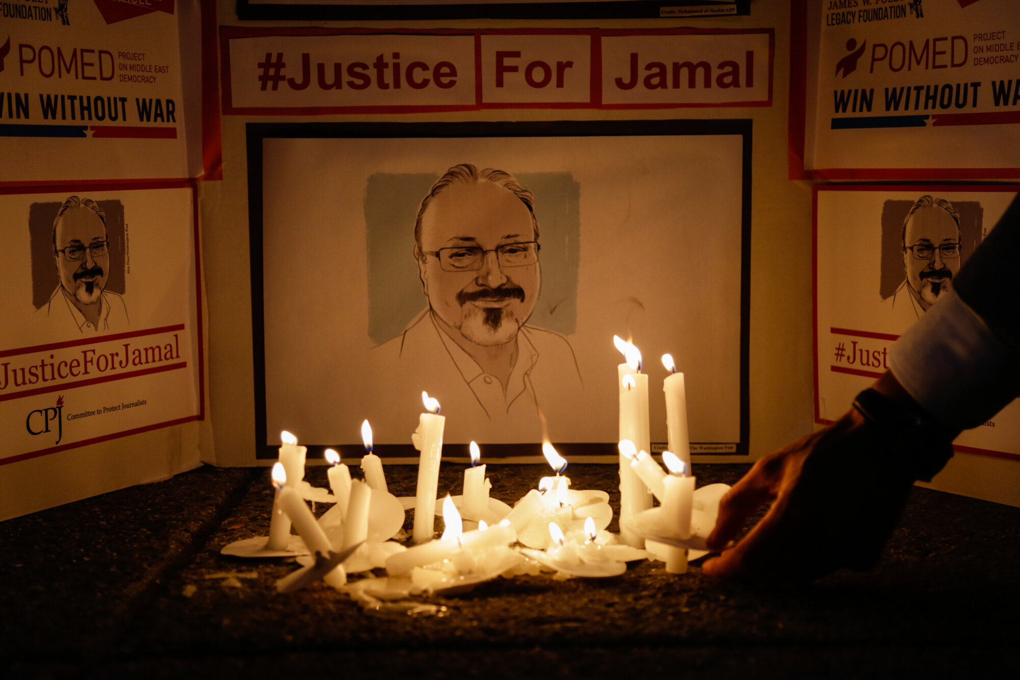 Candlelit Vigil for Jamal Khashoggi, 2019