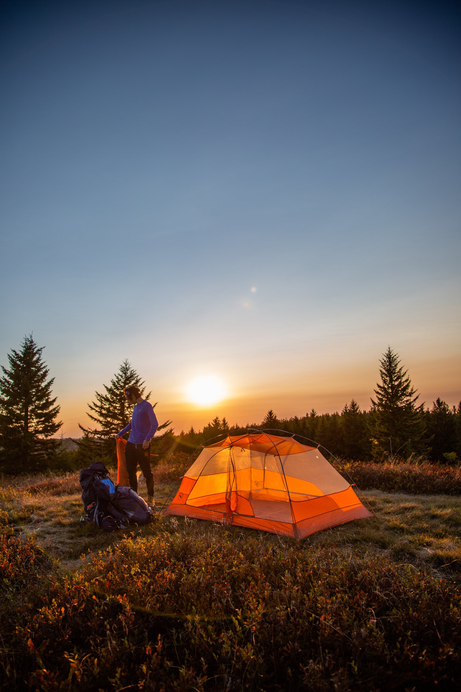 Colin in Dolly Sods, 2020