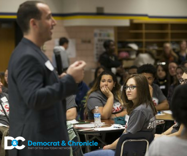 Drew Schwartz Featured on Democrat & Chronicle - Part of the USA Today Network. 