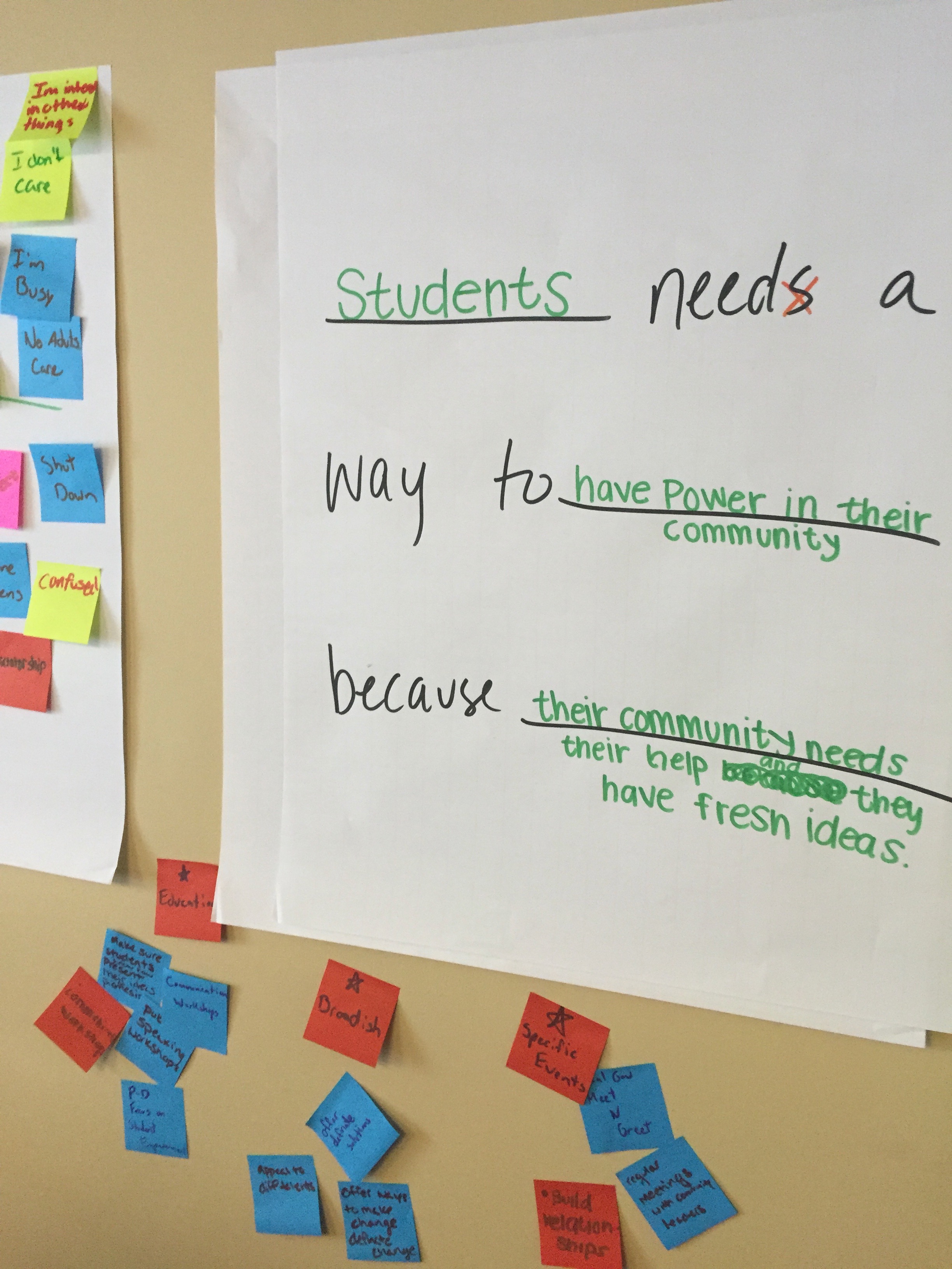 Design thinking challenge in D.C. led by Christine Ortiz of Harvard Graduate School of Education